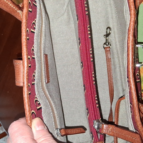 Dooney & Bourke Maroon Satchel - Picture 13 of 16